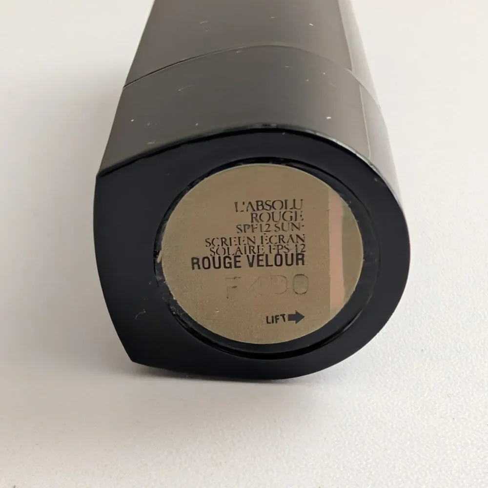 Lancome L'Absolu ROUGE VELOUR Lipstick Full size Preowned